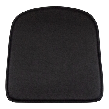 Black Standard seat cushion in Basic Select Leather for J42 FDB Chair